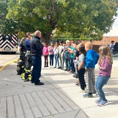 fire safety with 2nd grade