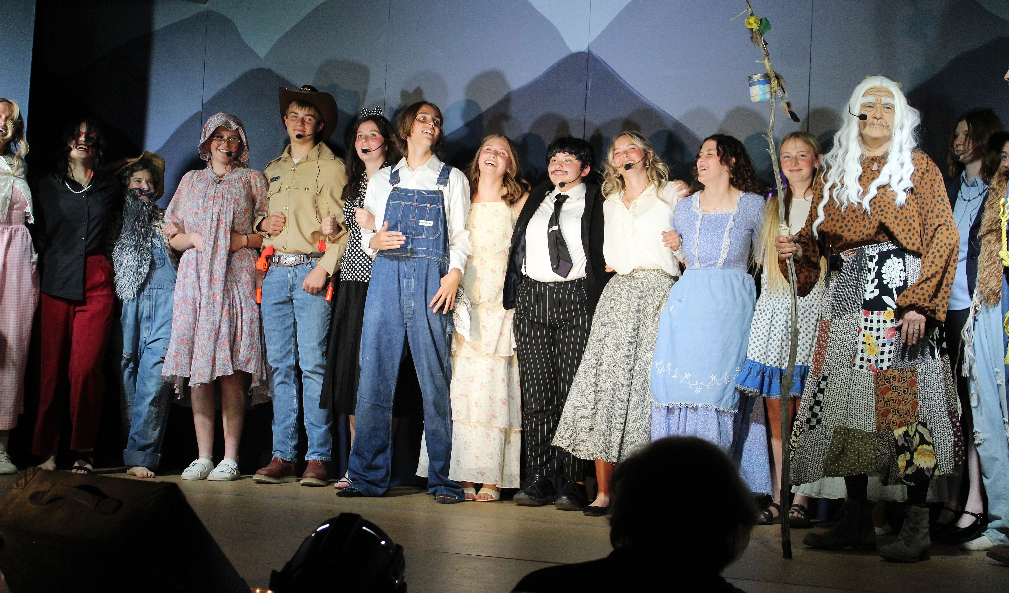 Group of high school students in our spring play.