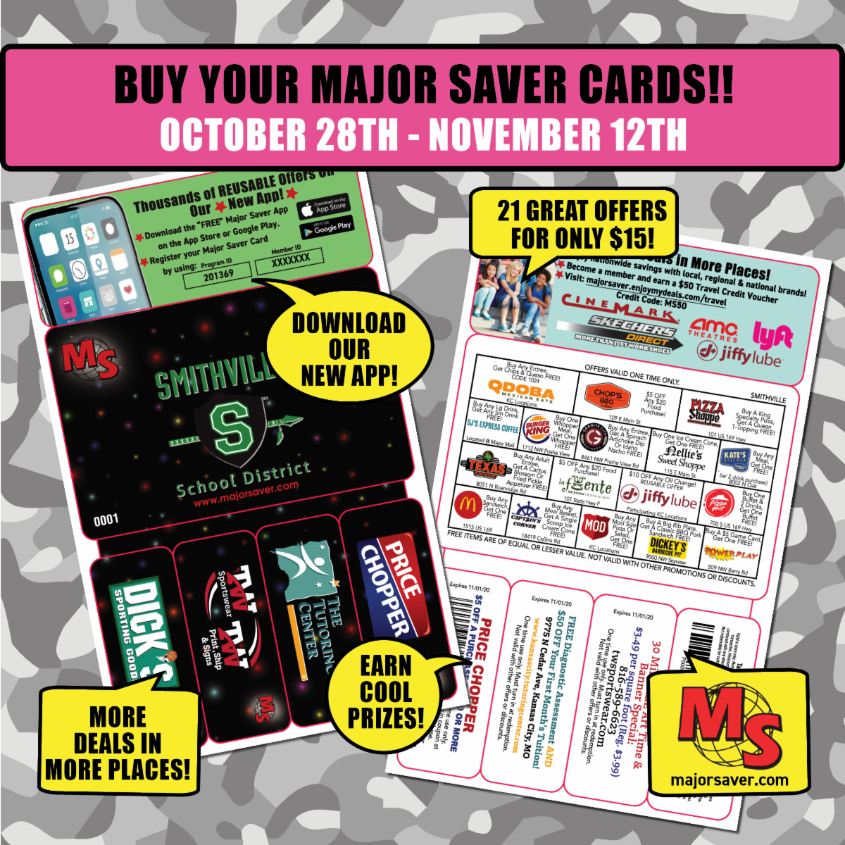 major saver cards