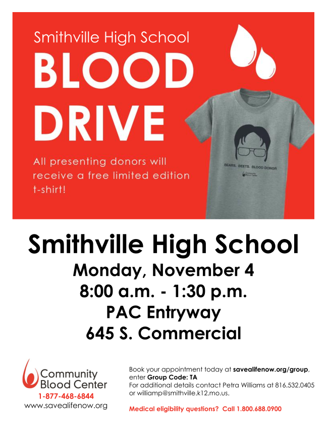 blood drive flier