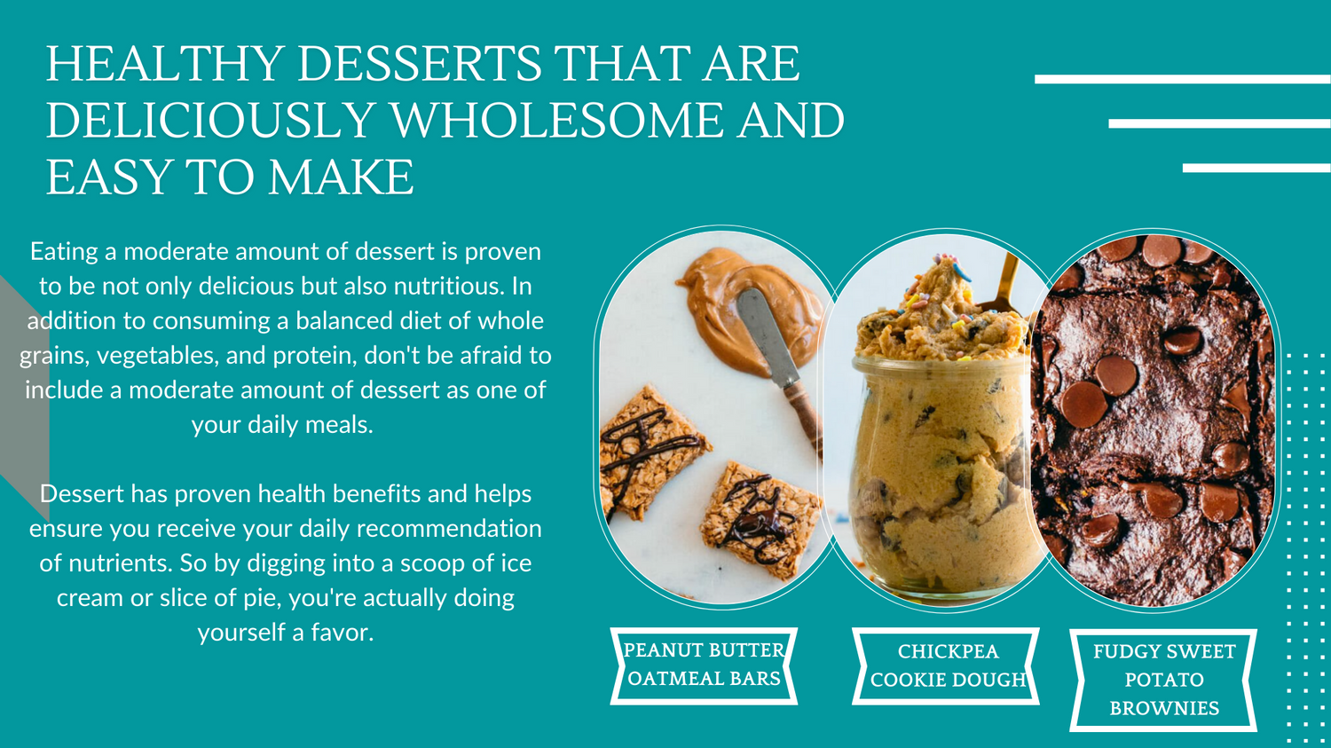 Ditch those unhealthy desserts 4