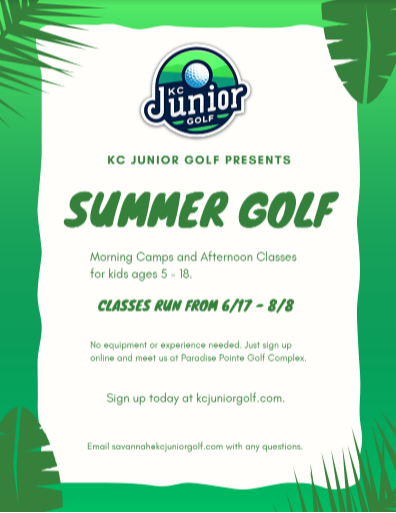 KC Junior Golf and Ms. O Present Summer Golf