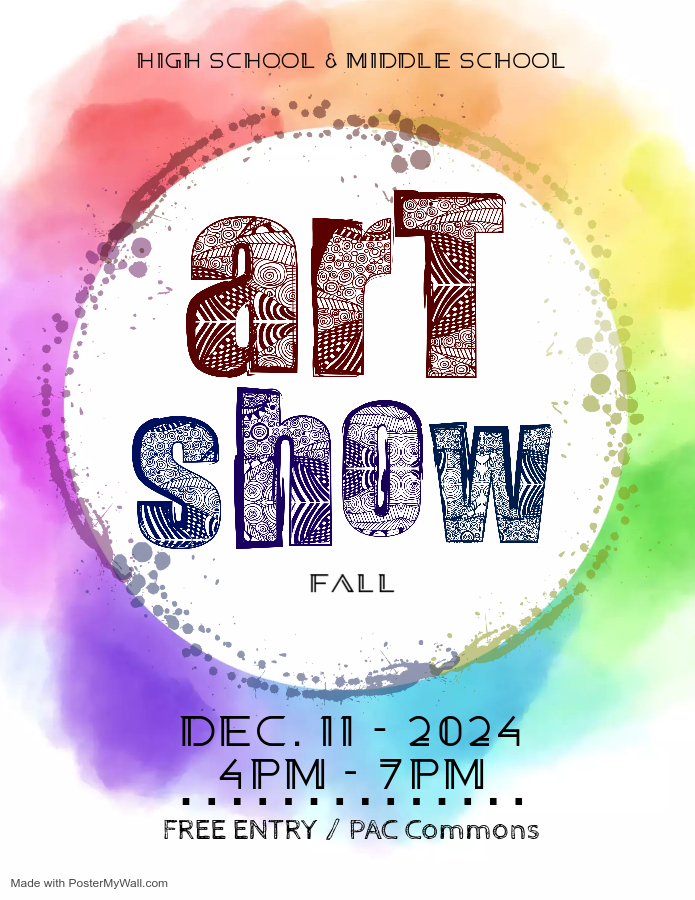 FALL ART SHOW - Dec 11 4-7 pm