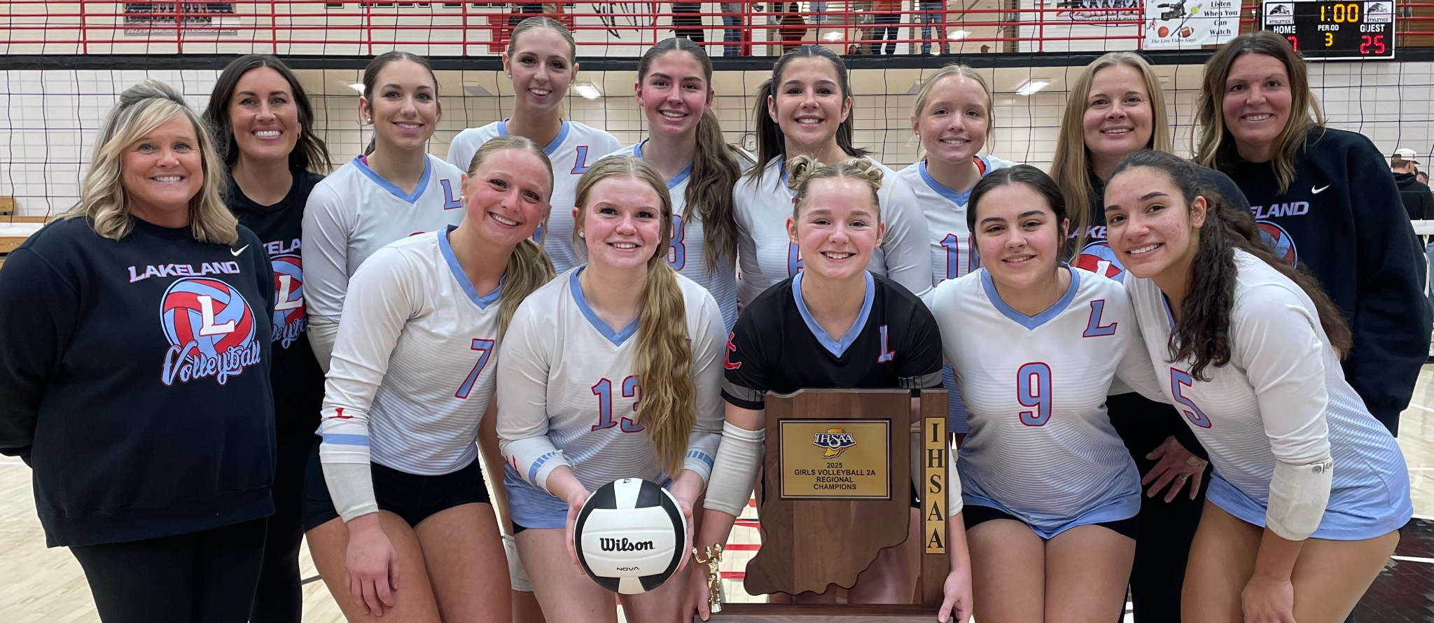 Lakeland's First EVER Regional Champ Volleyball Team