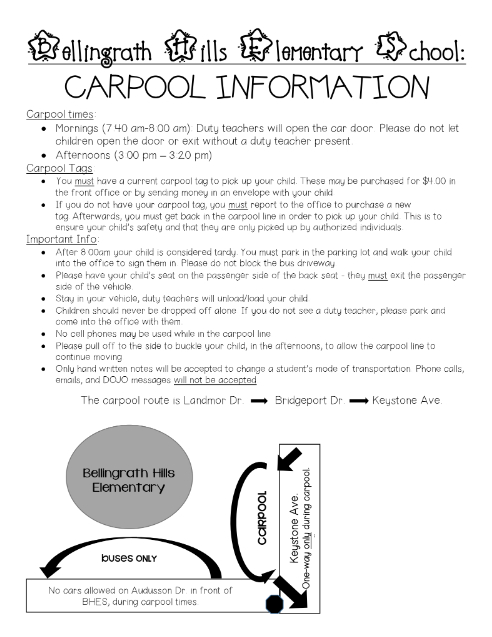 Carpool Information