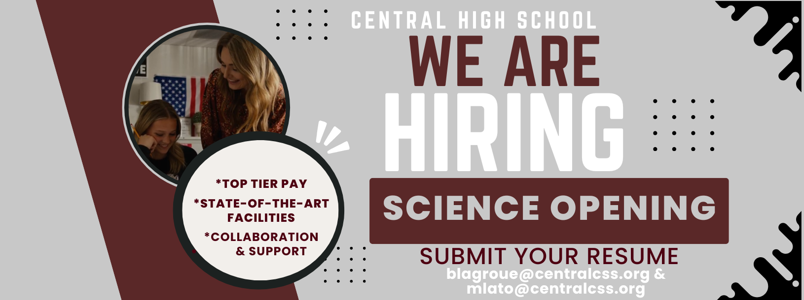 We Are Hiring . . . 3/6