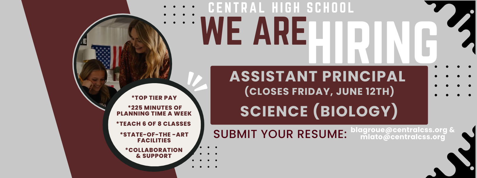 WE ARE HIRING ... 6/10