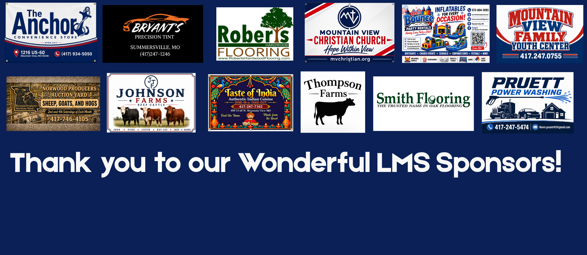 LMS Sponsors