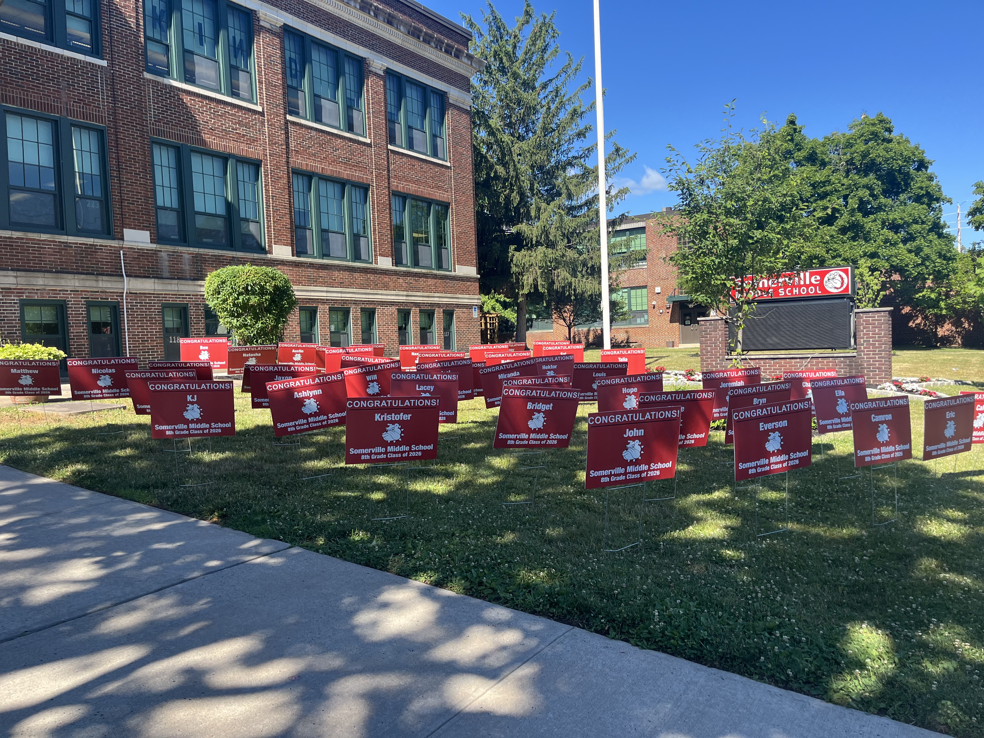 8th grade graduation signs