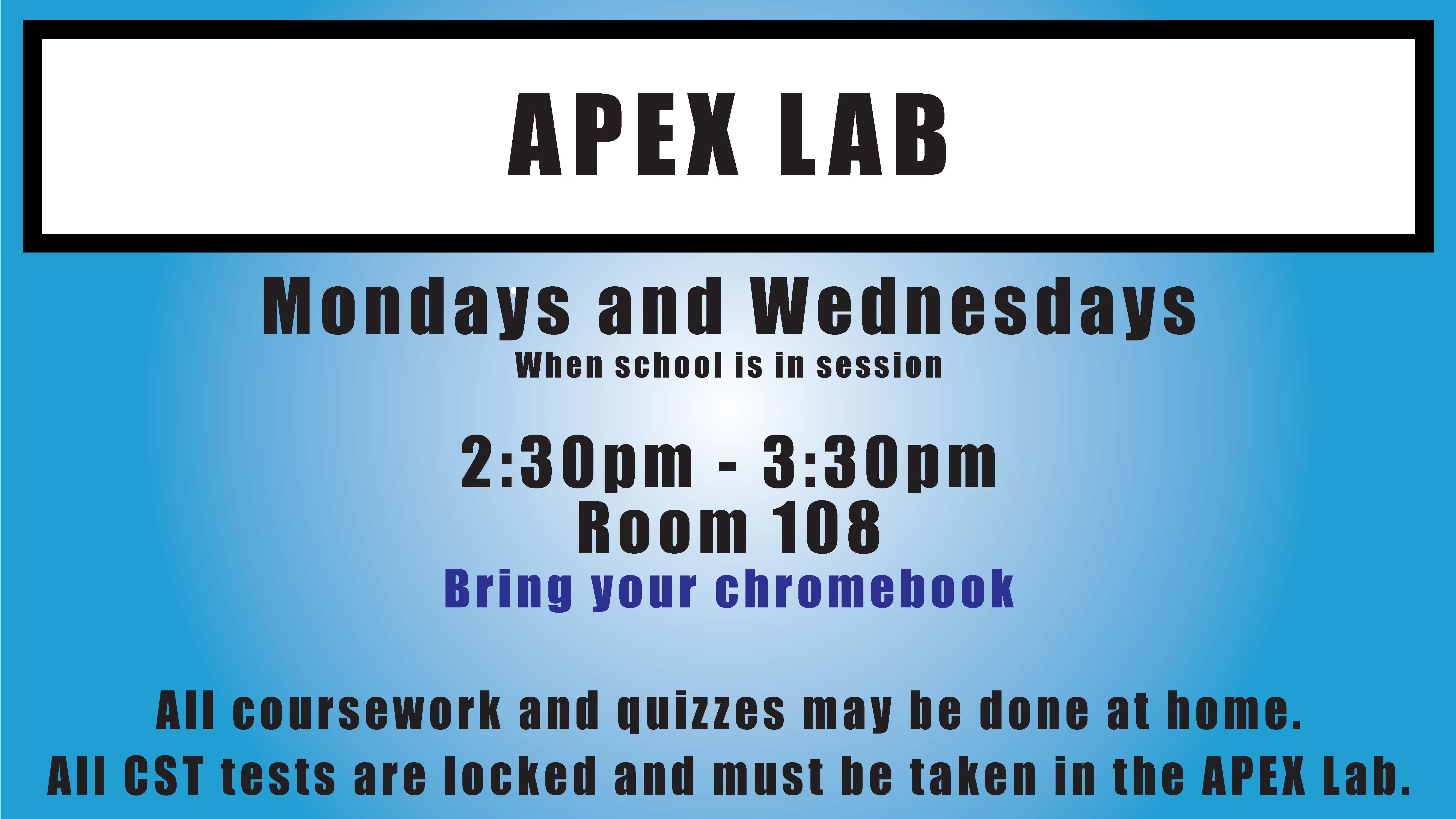 APEX Lab Hours