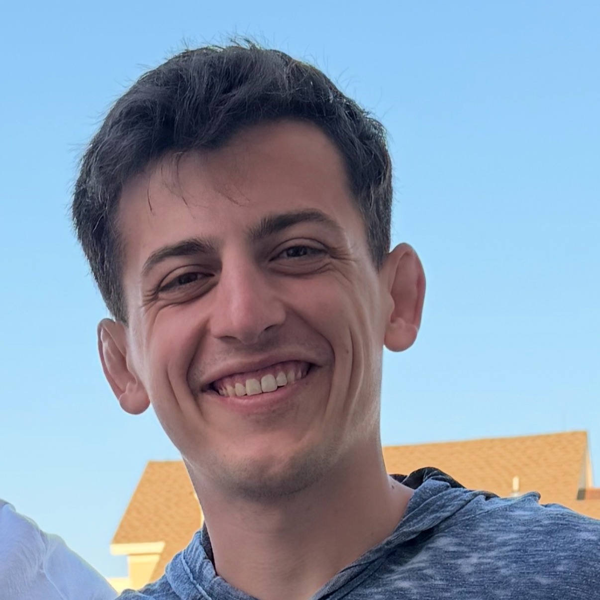 man smiling at camera