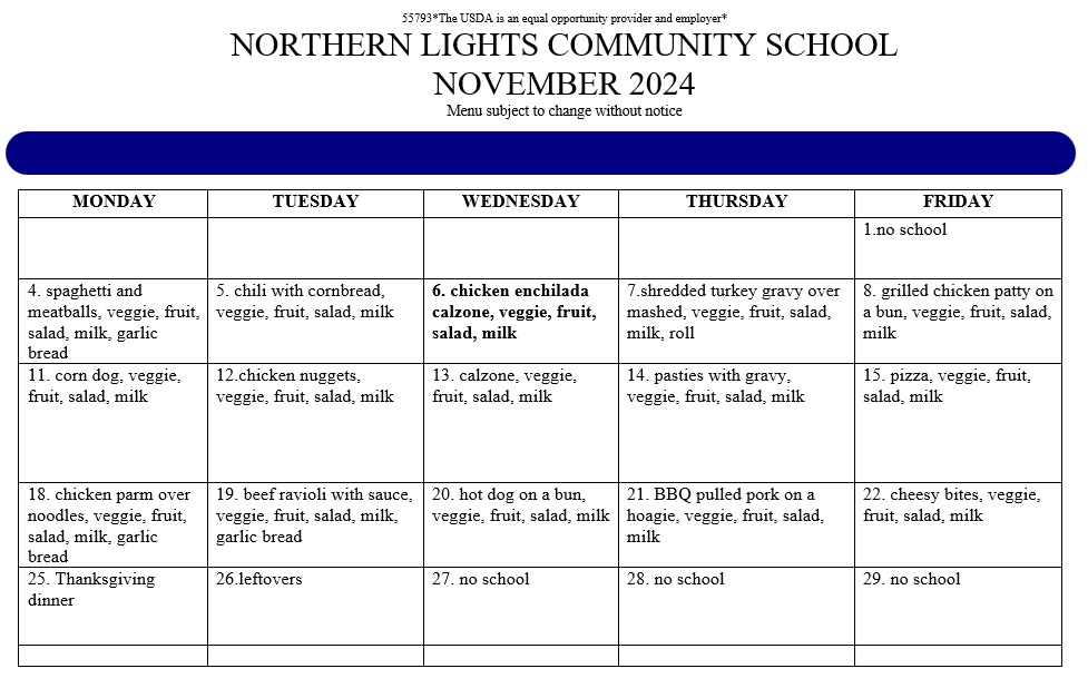 Nov Lunch Menu 24