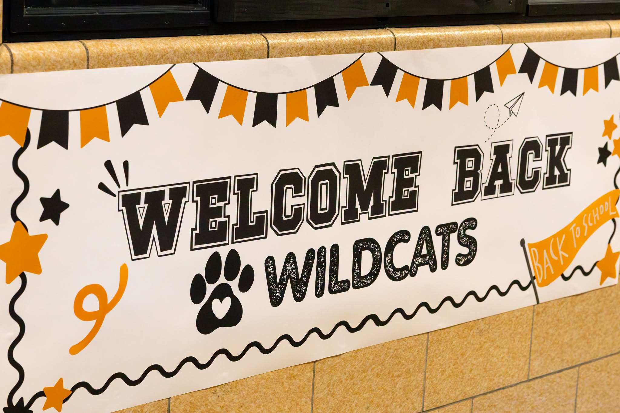 Welcome Back Wildcats Banner