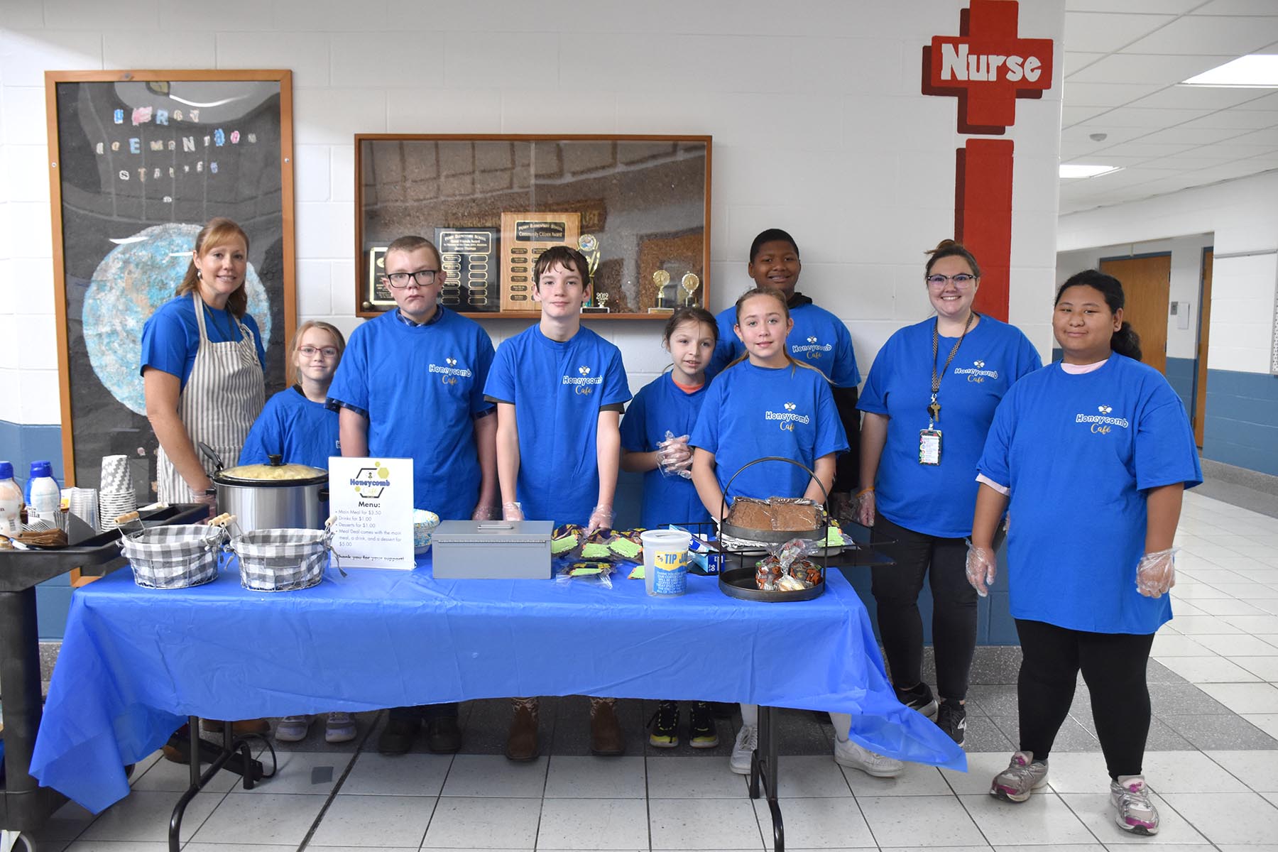 Honeycomb Cafe students and staff