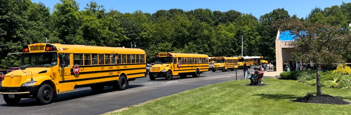 School Buses at dismissal 