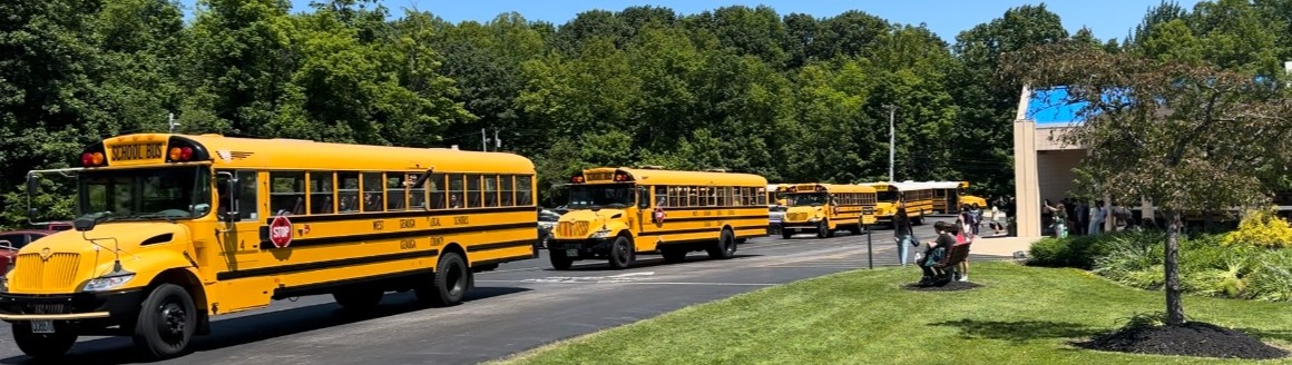 School Buses at dismissal 
