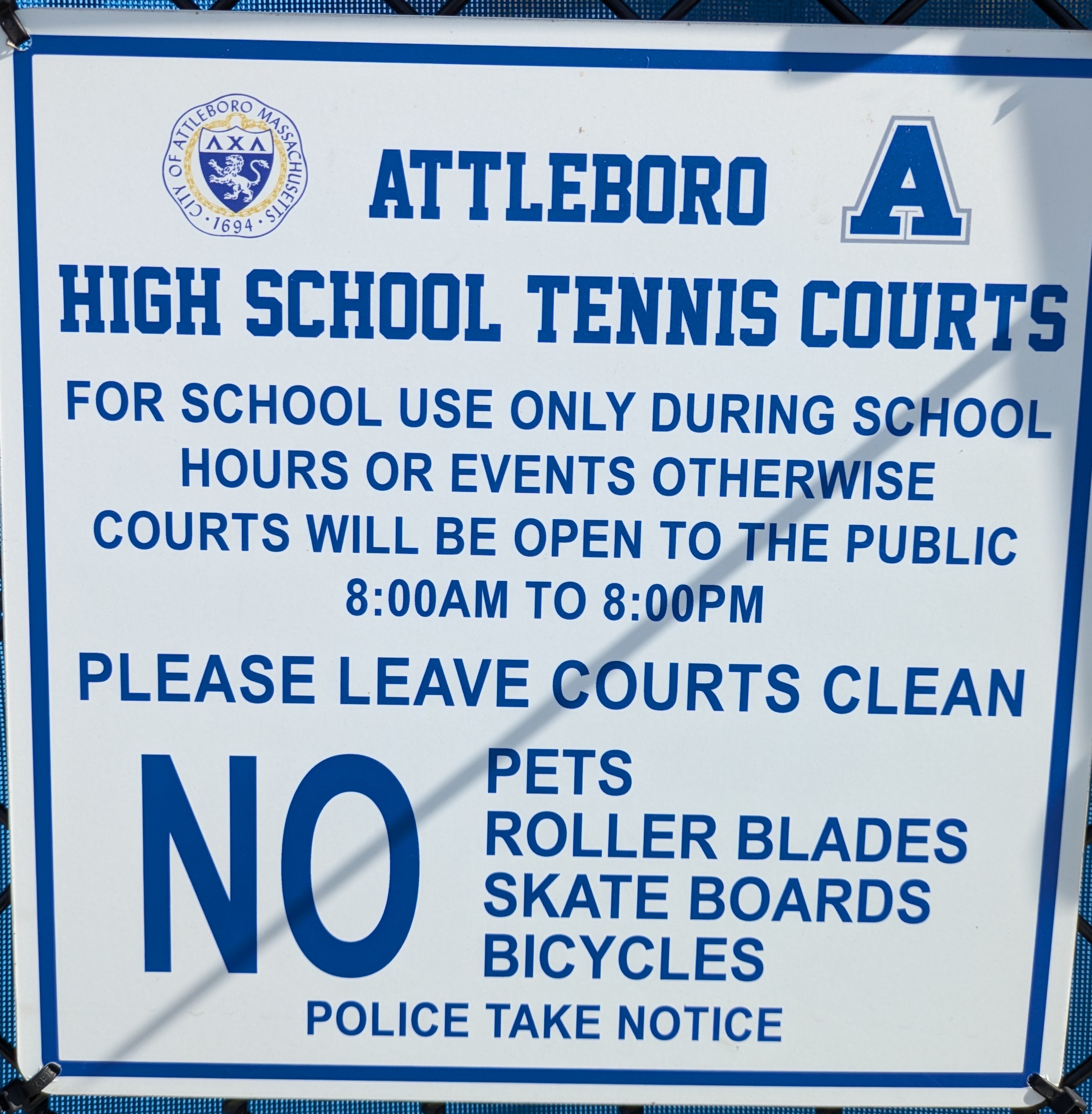 Tennis Court Rules