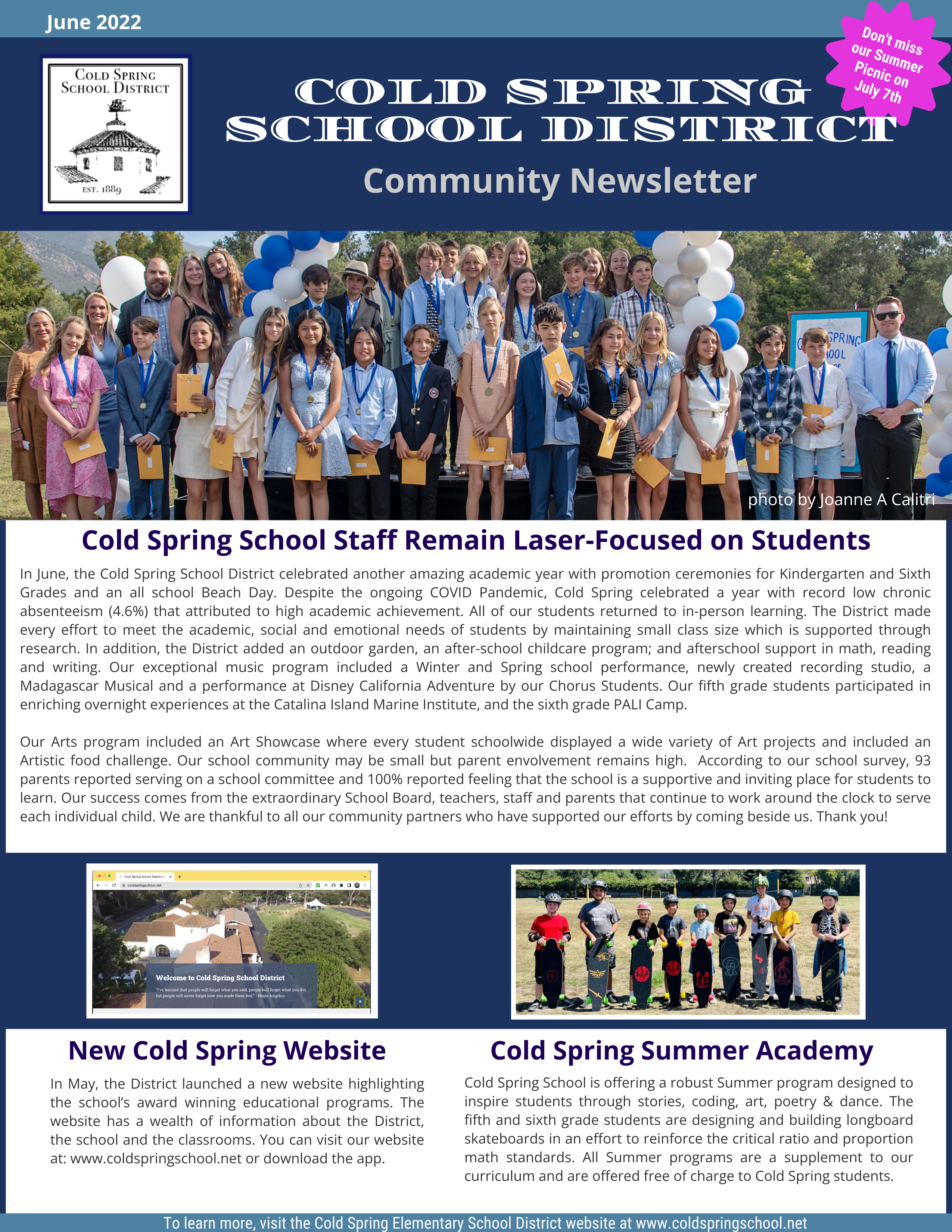Page One Newsletter