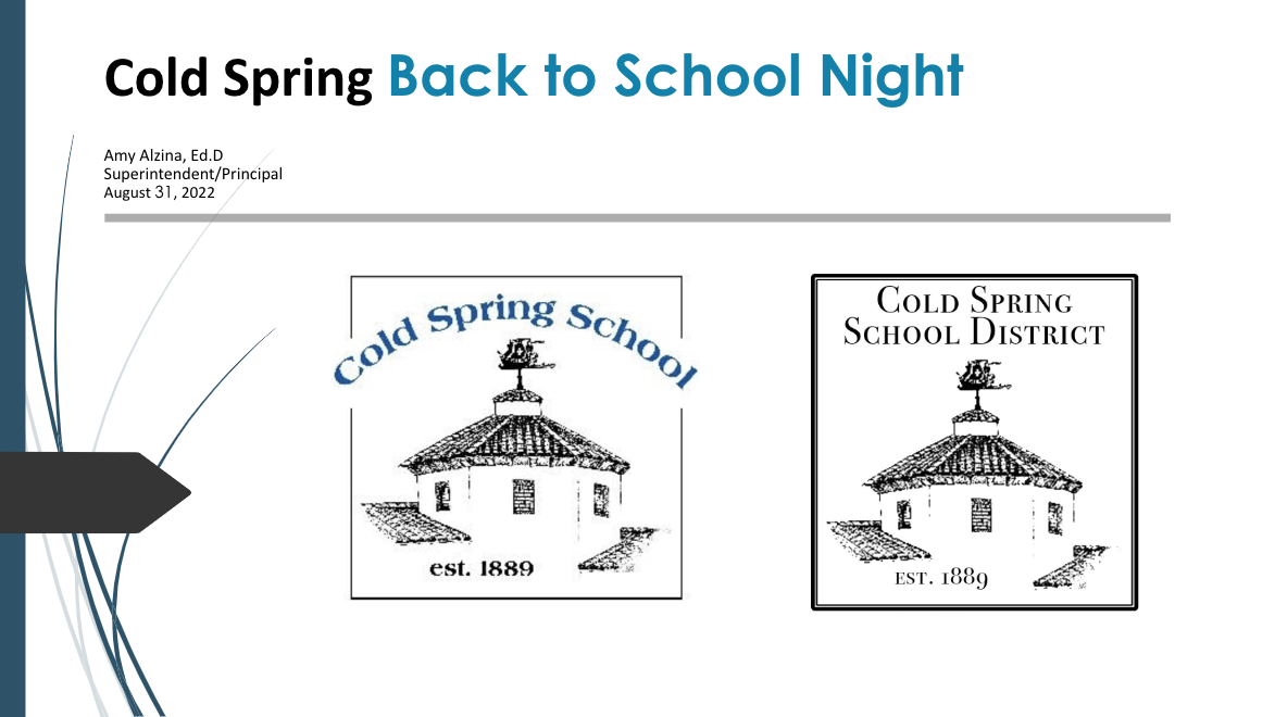 Back to School Night Presentation 2022-23