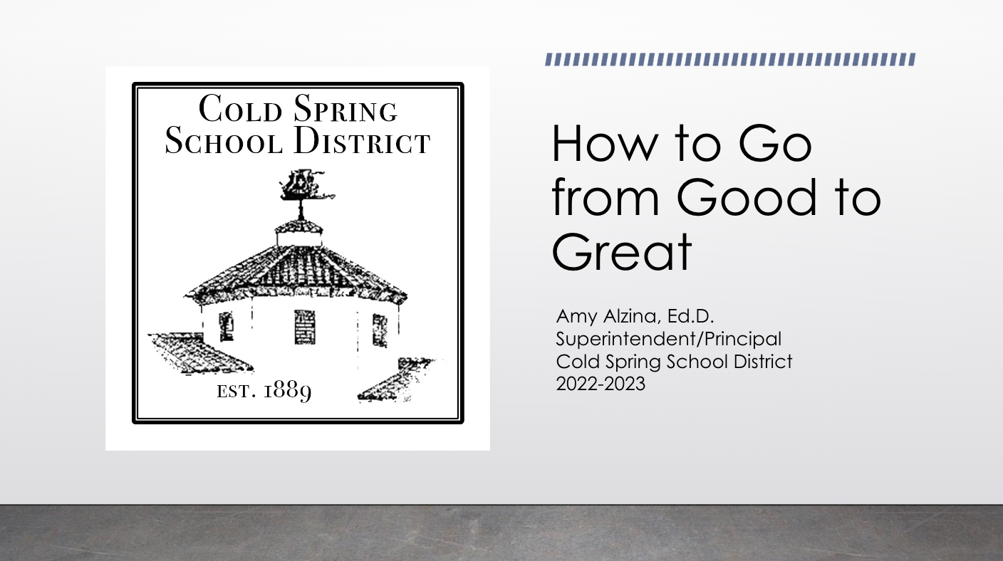 Cover image of PowerPoint Presentation How to Go from Good to Great