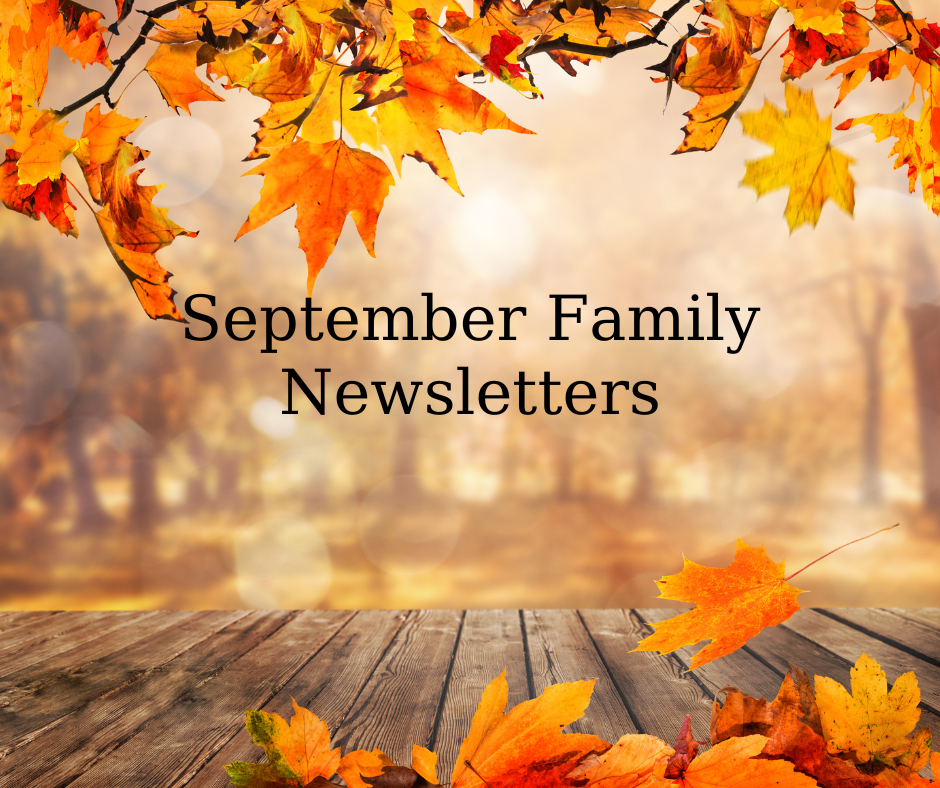 September Family Newsletters