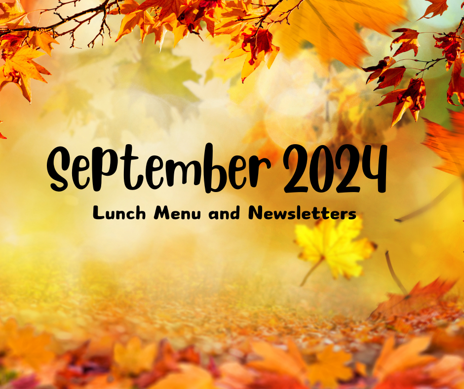 September Lunch Menu and Newsletters