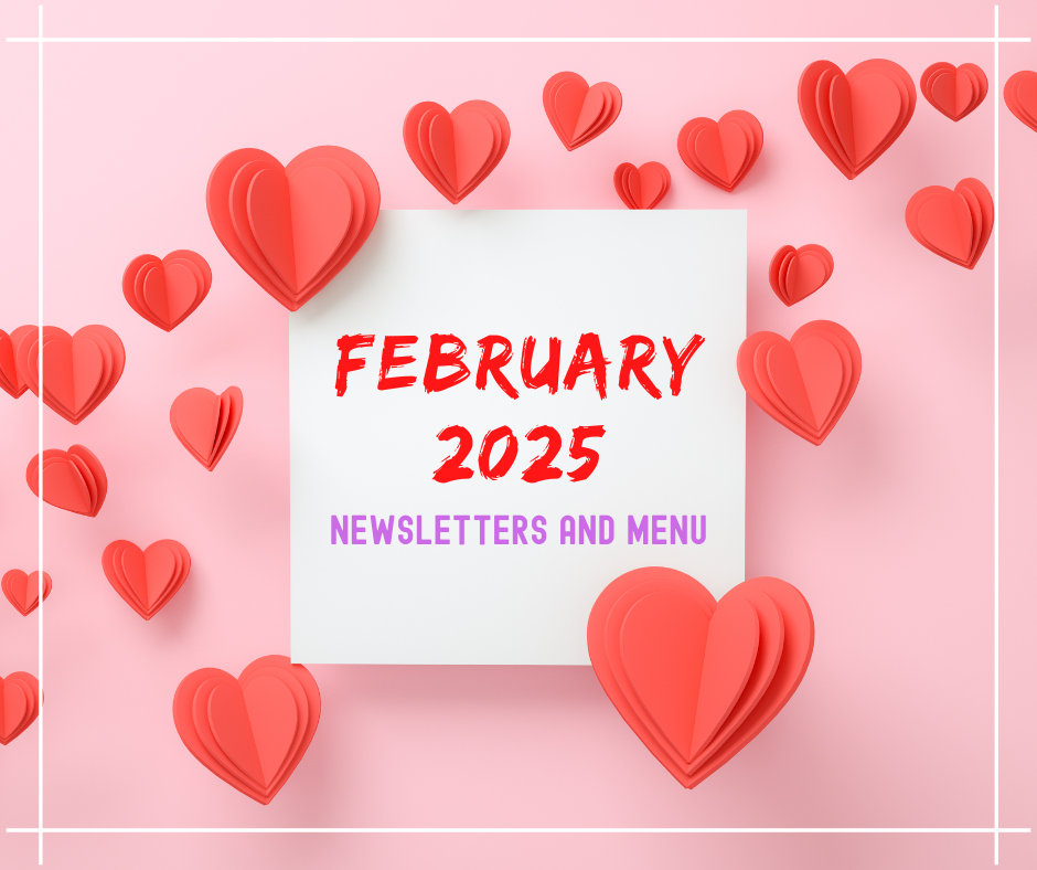 February Newsletters and Menu