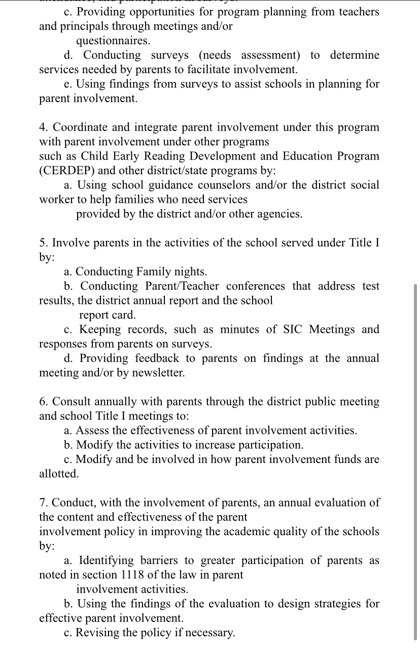 title 1 parent policy 2