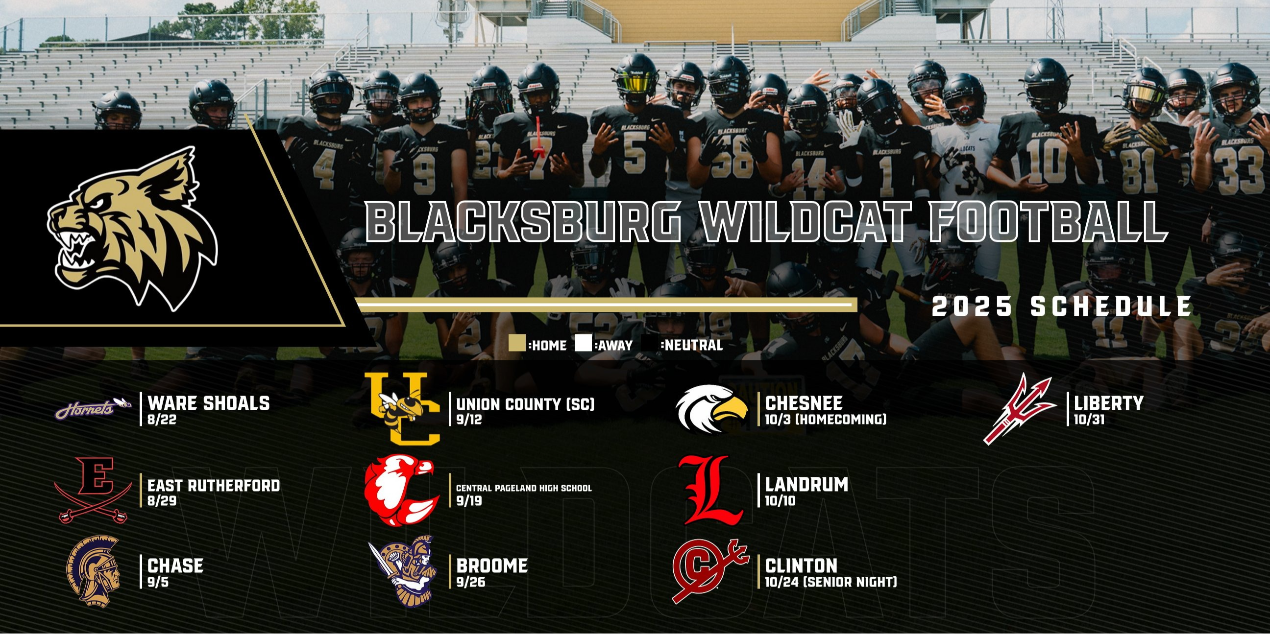 BHS Football team 25-26