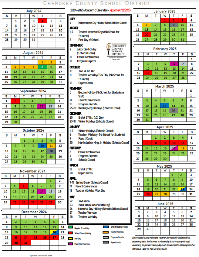 CCSD School Calendar Ewing Middle