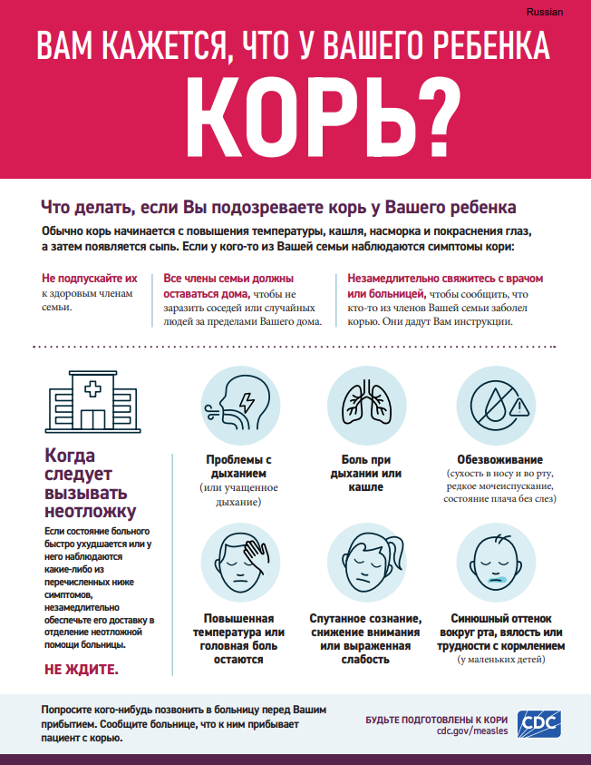 measles fact sheet russian