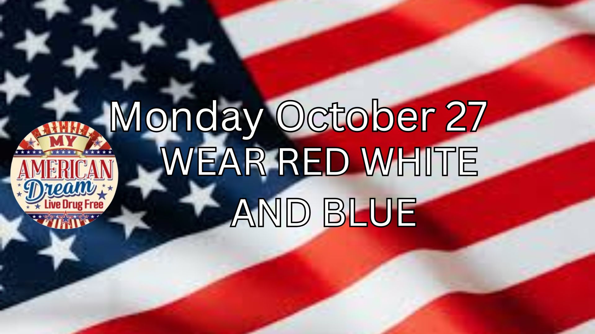 Red Ribbon Week 2025 Monday