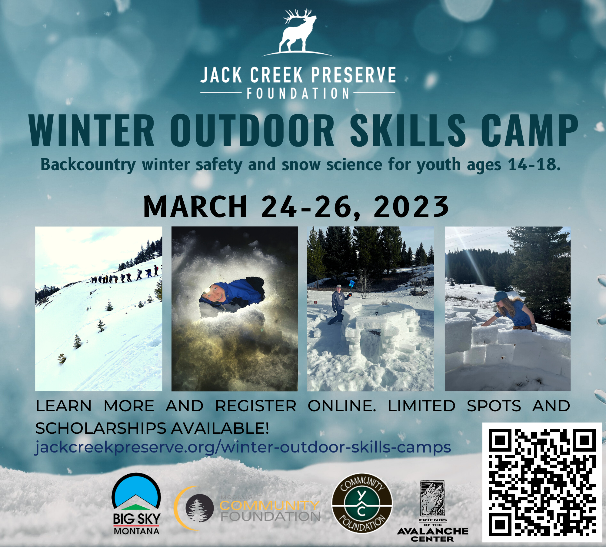 jack creek winter outdoor skills