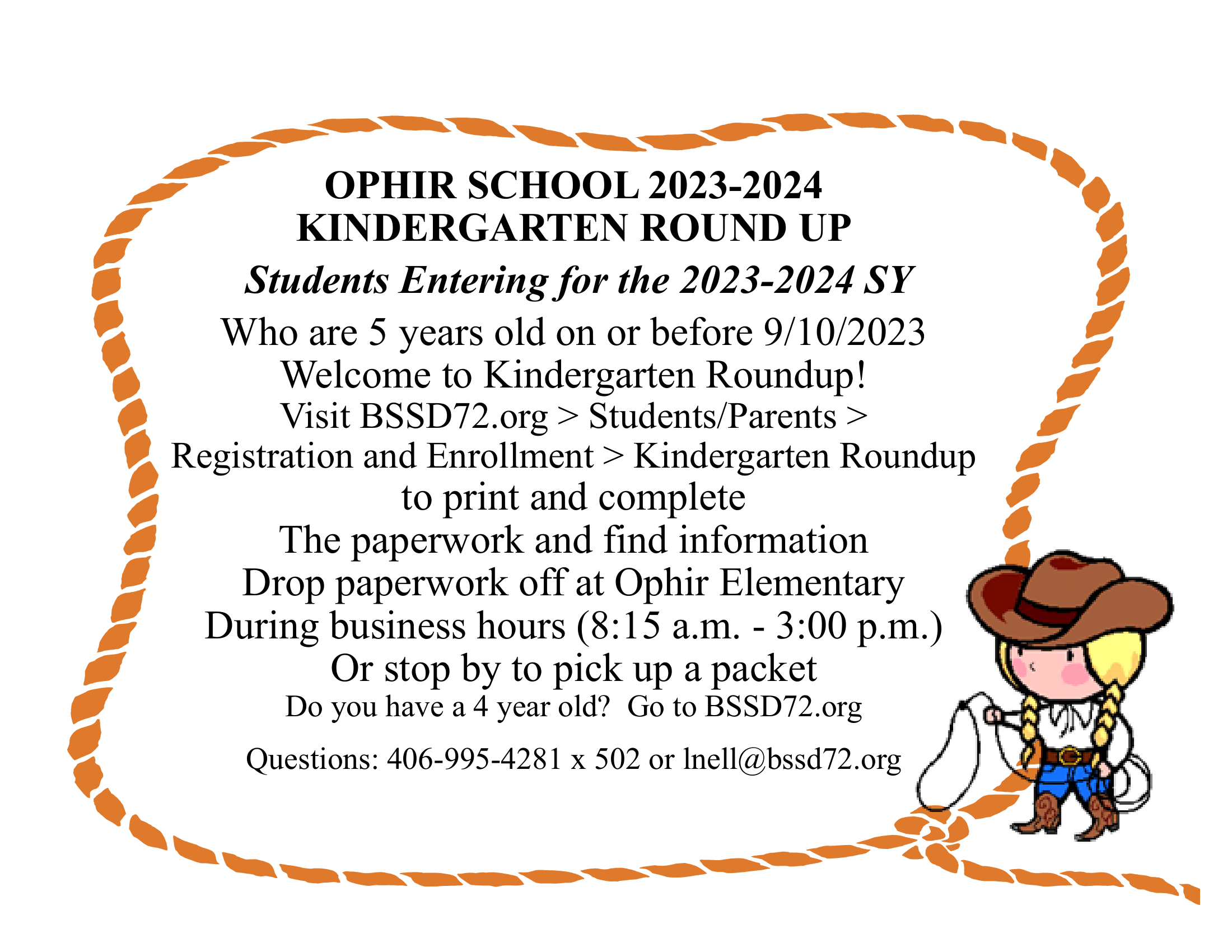 kindergarten roundup