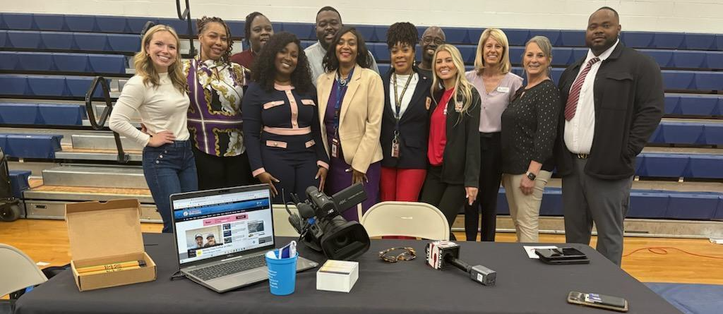 Ch. 5 Reporter & CCSD Leaders & Staff