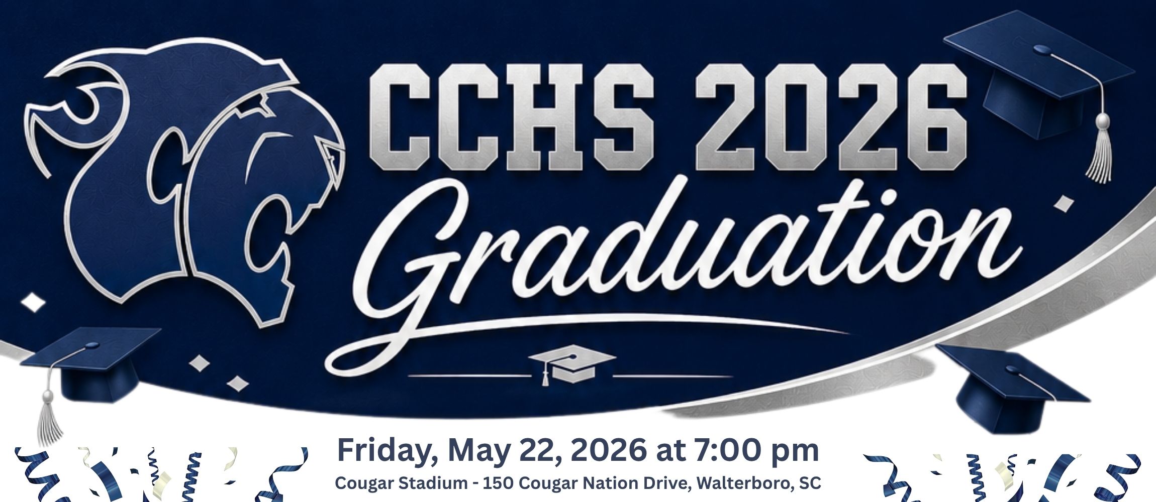 CCHS Graduation May 22, 2026 @ 7pm