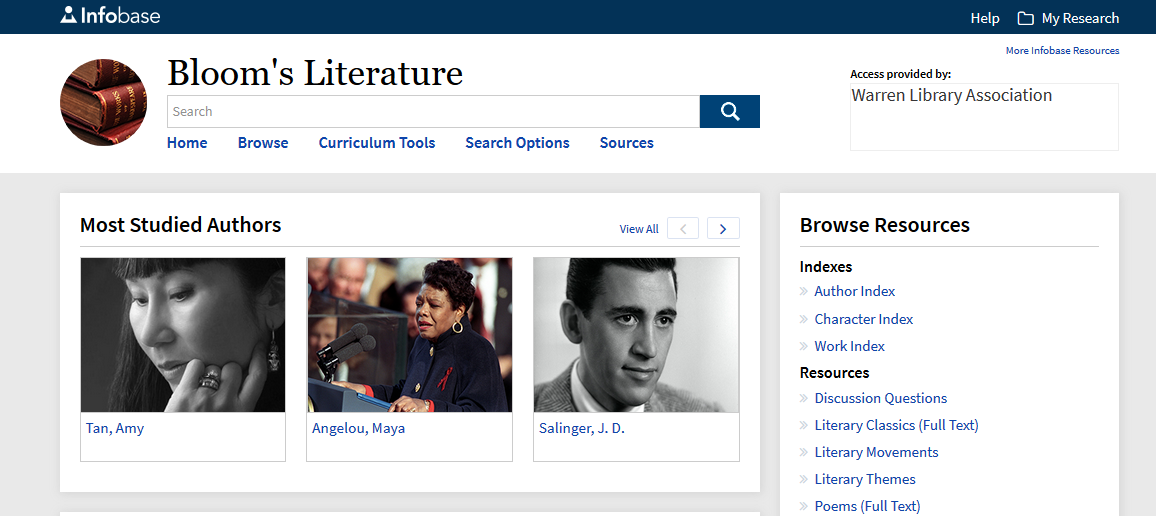 Bloom's Literature