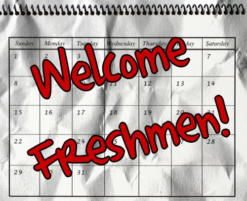 welcome freshmen