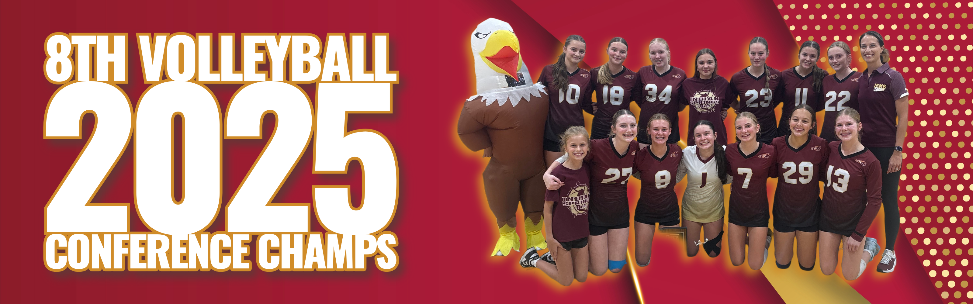 2025 8th Volleyball  NE8MS Champs