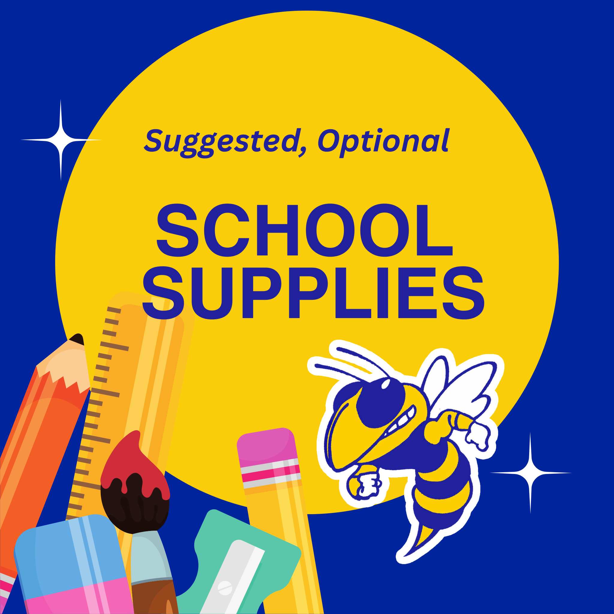 Suggested Optional School Supply graphic