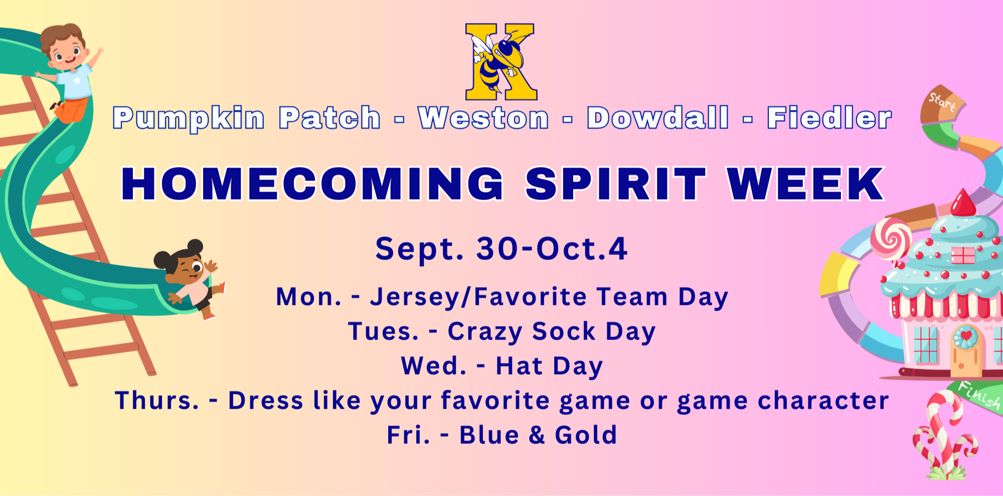 Elementary Spirit Days