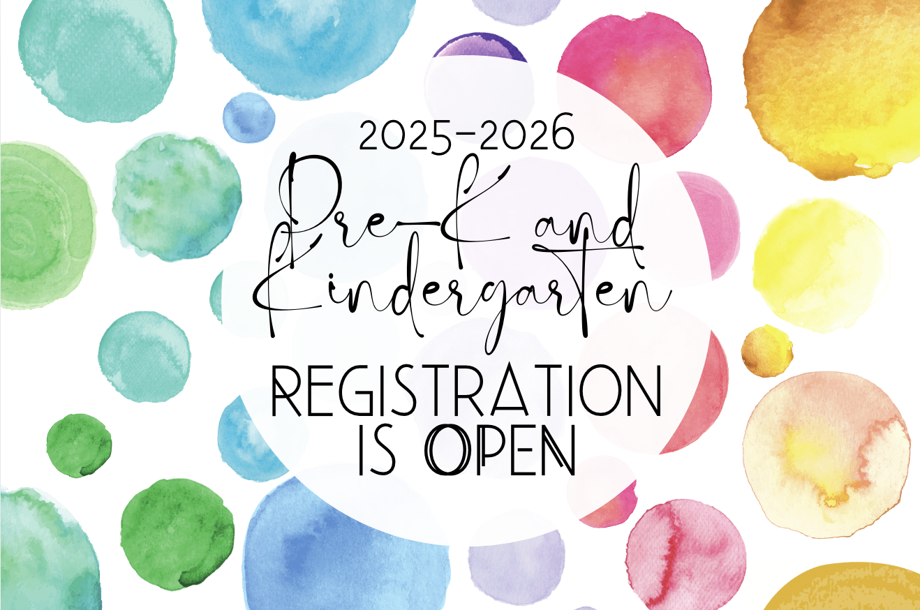 Pre-K and Kindergarten Registration is Open