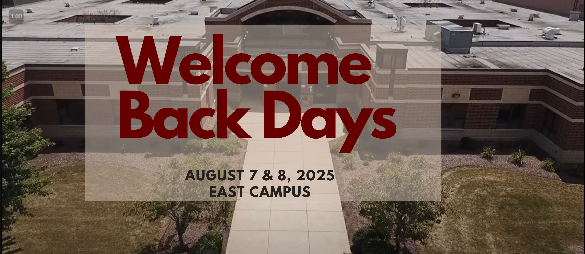 Welcome Back Days