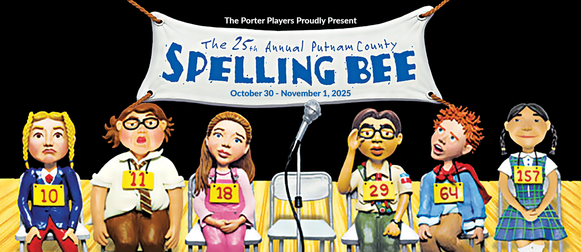 The 25th Annual Putnam County Spelling Bee, October 30 - November 1