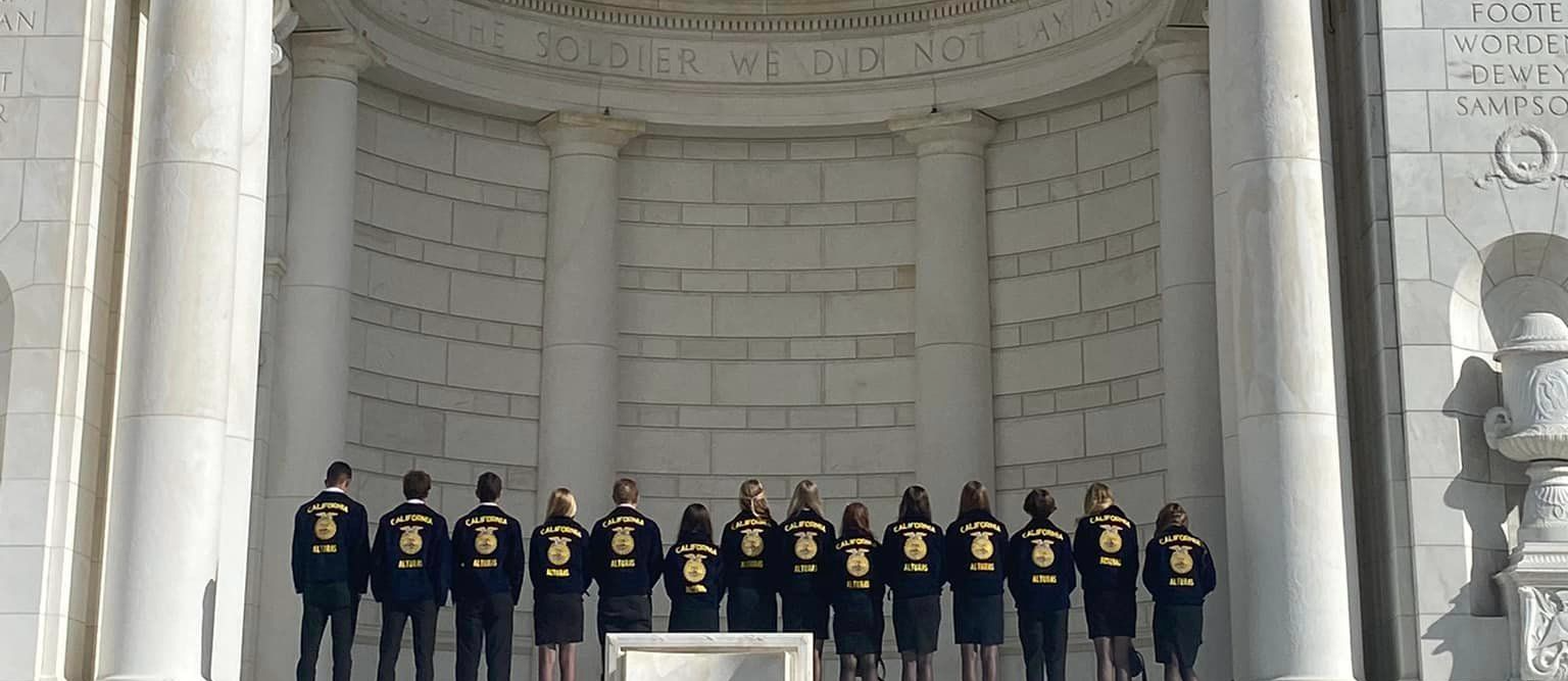 Alturas FFA Students in Washington DC