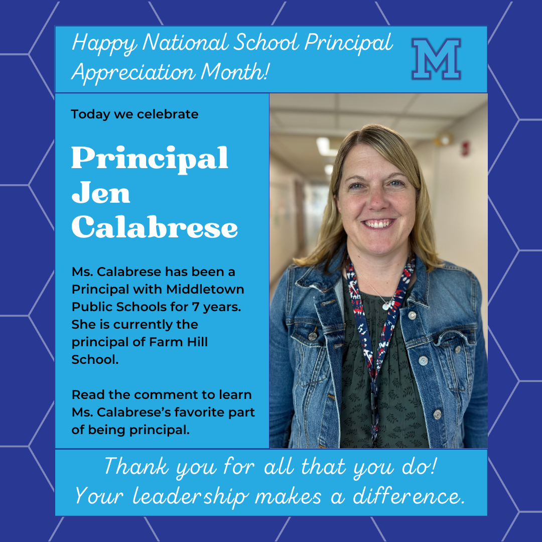 Principal Appreciation Month - Jen Calabrese