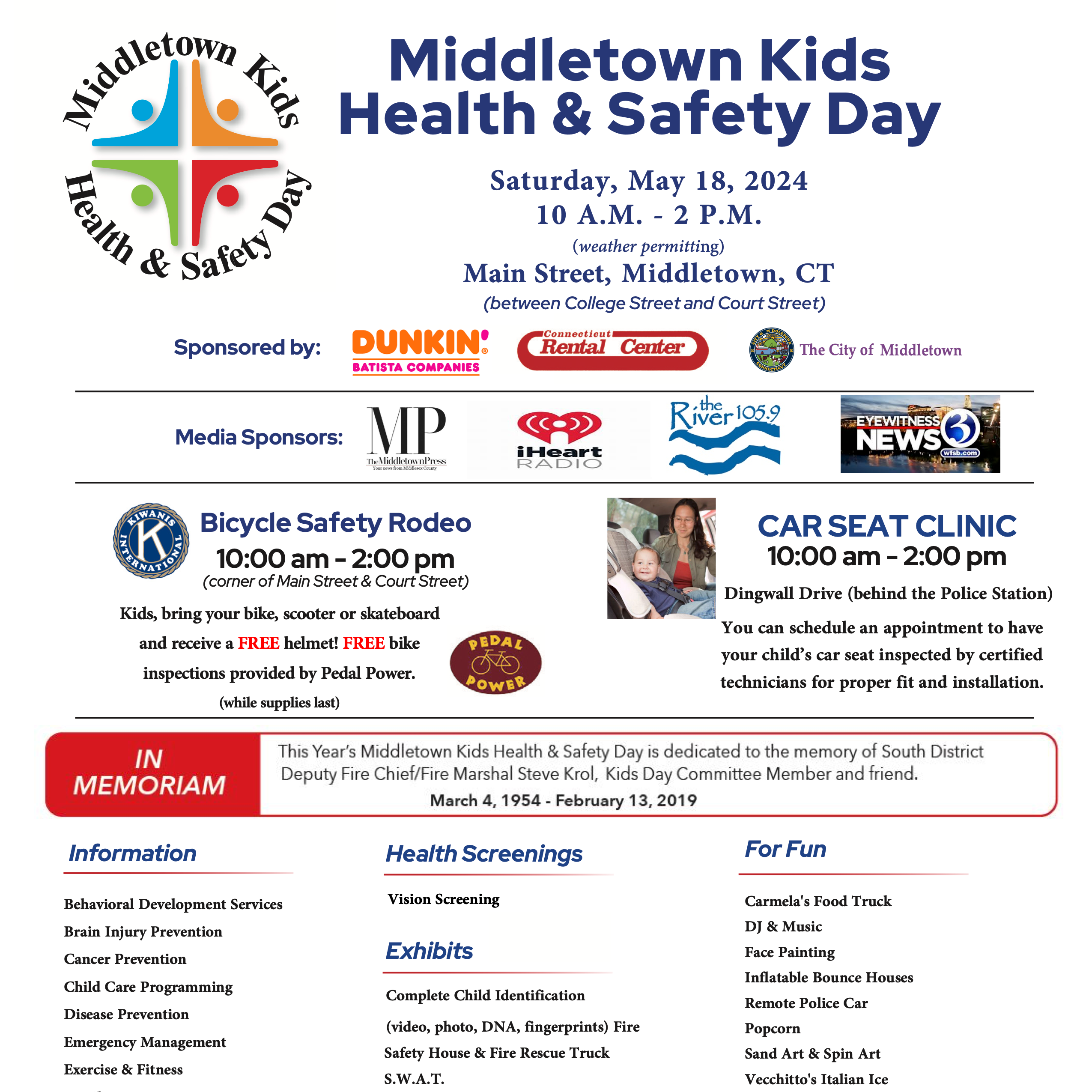 Kids Health and Safety Day - May 18, 2024
