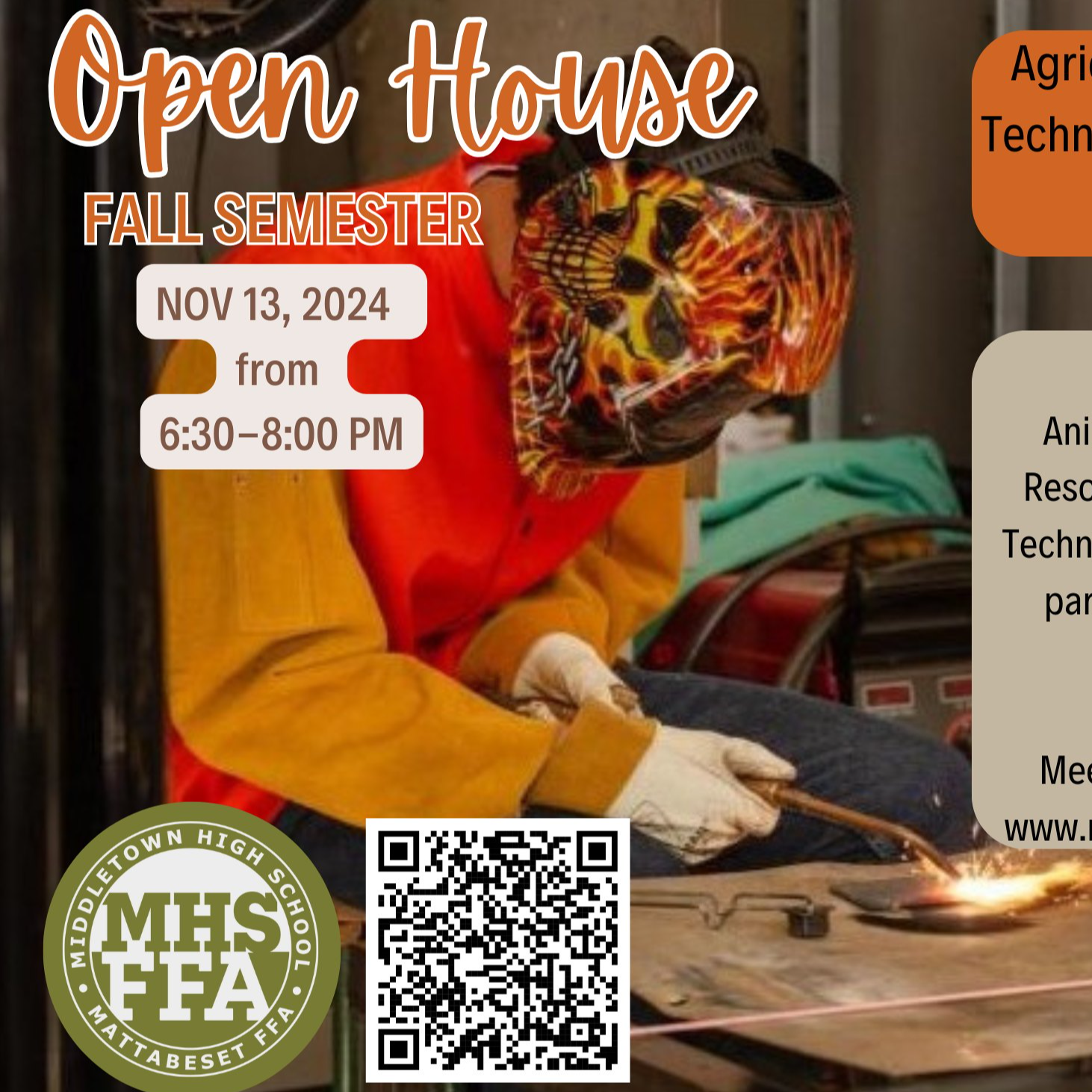 November 13, 2024 at 6:30 PM: MHS AgScience Open House