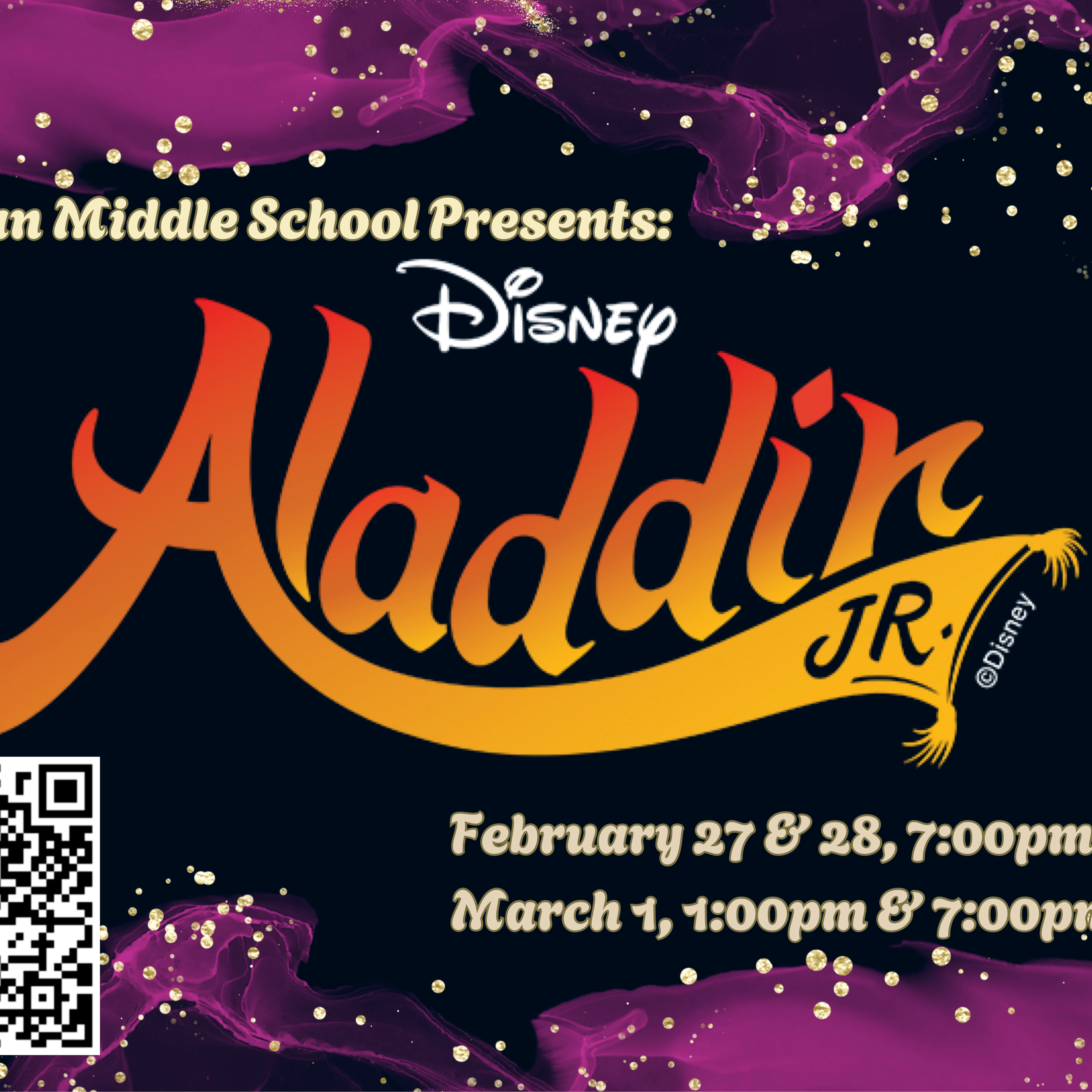 Beman Drama Club Presents Aladdin, Jr.