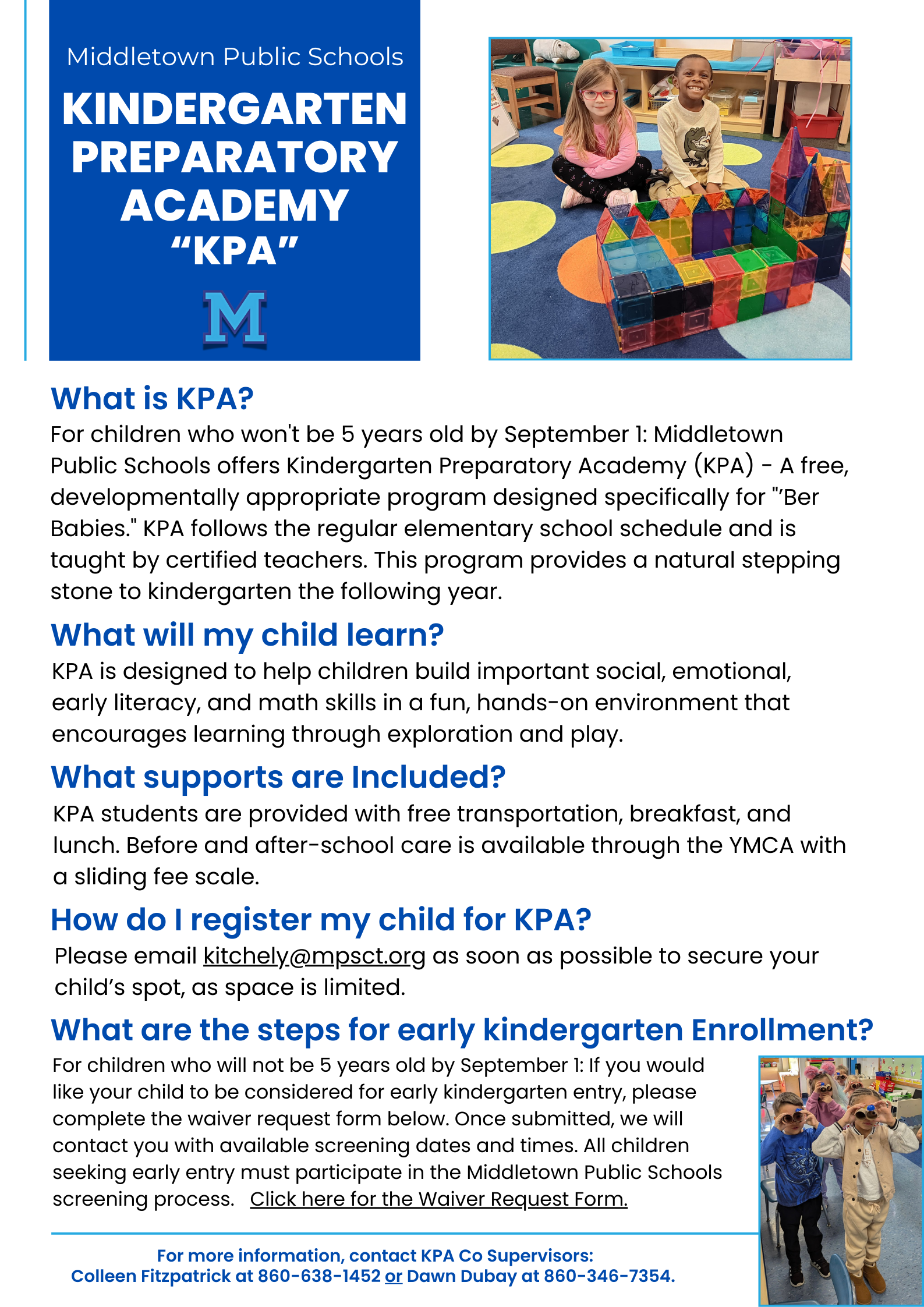 KPA Flyer for 2025-2026